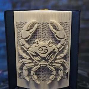 Sculpture de livre - collection zodiaque - Cancer