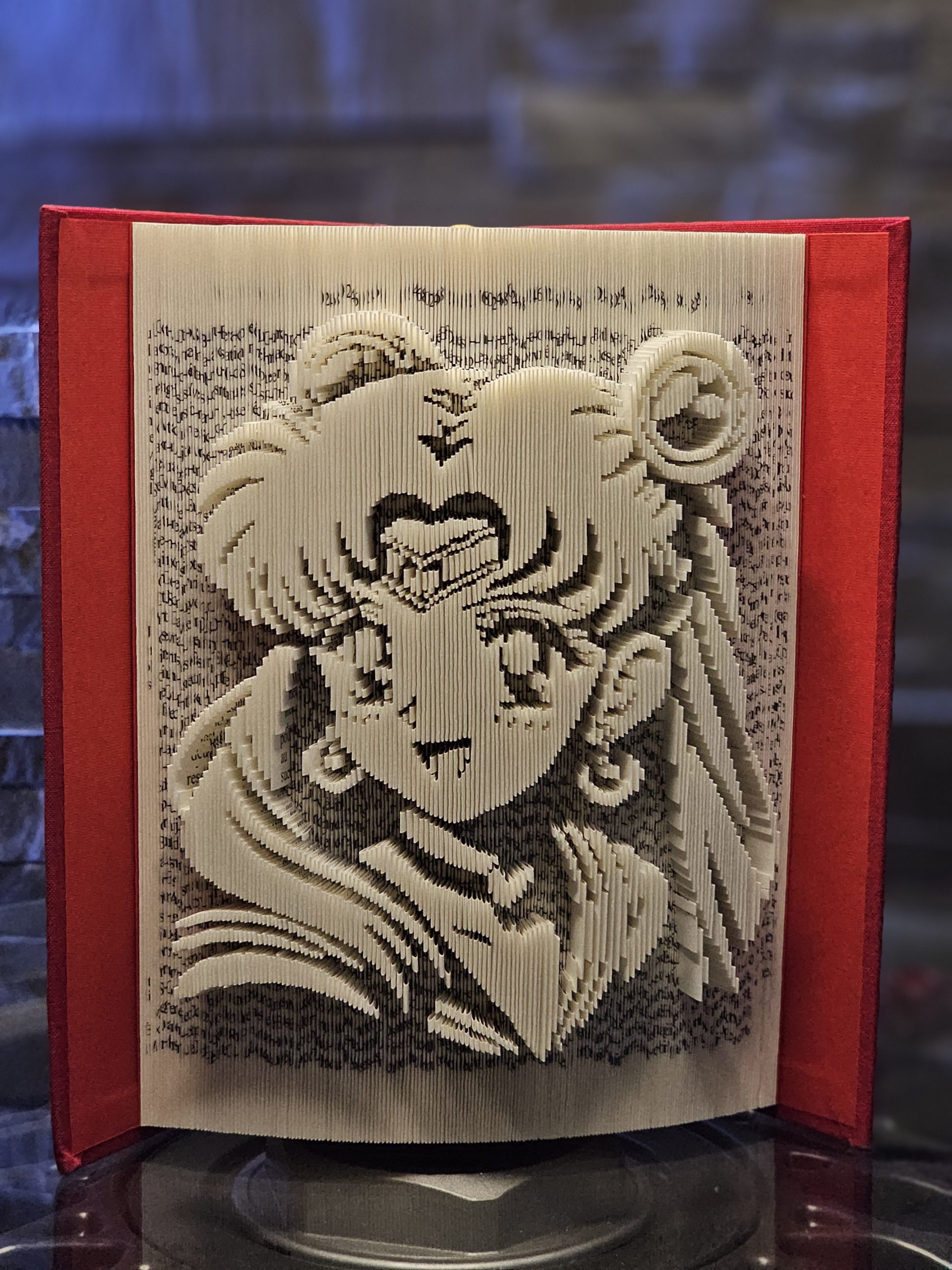 Sculpture de livre - Sailor Moon
