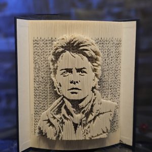 Sculpture de livre - Marty McFly