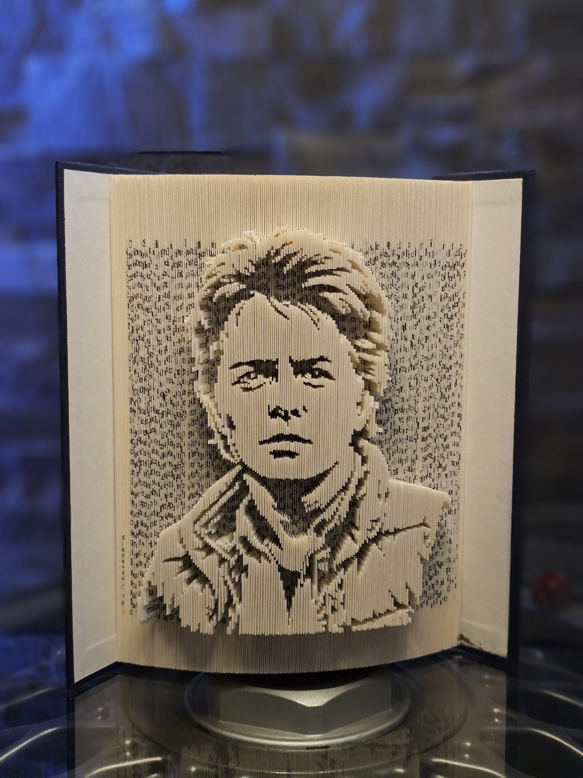 Sculpture de livre - Marty McFly