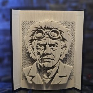 Sculpture de livre - Emmett Brown